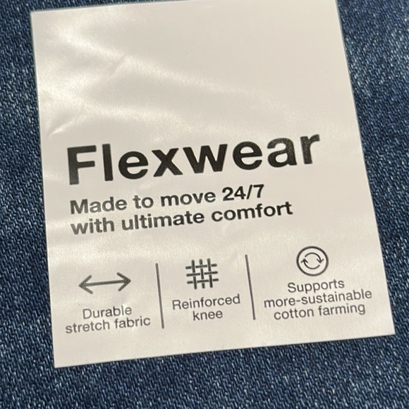 Sonoma Flexwear Straight Five Pocket Medium Wash Adjustable Boys Jeans 8 H NWT - Picture 5 of 8